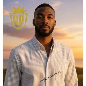 J.LANI Custom Fit - Muscle Cut - Men's Long Sleeved Shirt - 100% Cotton - UNIQUE